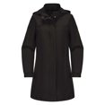 thumbnail image 1 of Mens Waterproof Comfy Rain Jackets Solid Color Detachable Hat Long Sleeved Windproof Thin Hooded Casual Fall And Winter Black Active Outdoor Rain Jacket S, 1 of 7