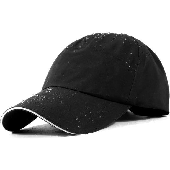 Mens Waterproof Golf Baseball Cap Windproof Unstructured UPF50+ Outdoor Caps for Women Sport Adjustable Tennis Hat