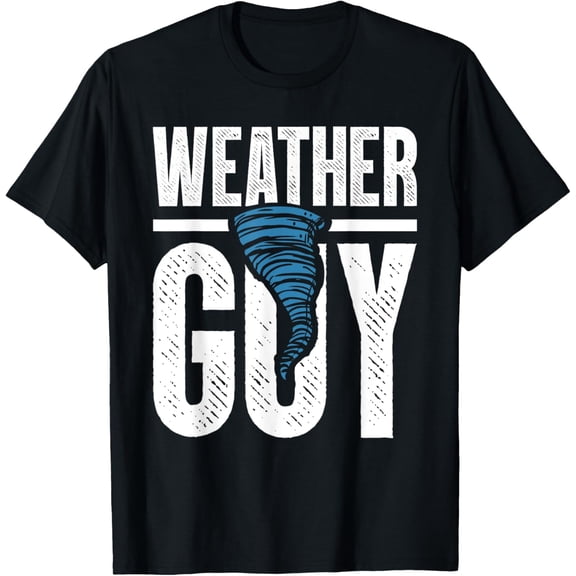 Mens Weather Forecaster Meteorologist Weather Guy Weatherman T-Shirt