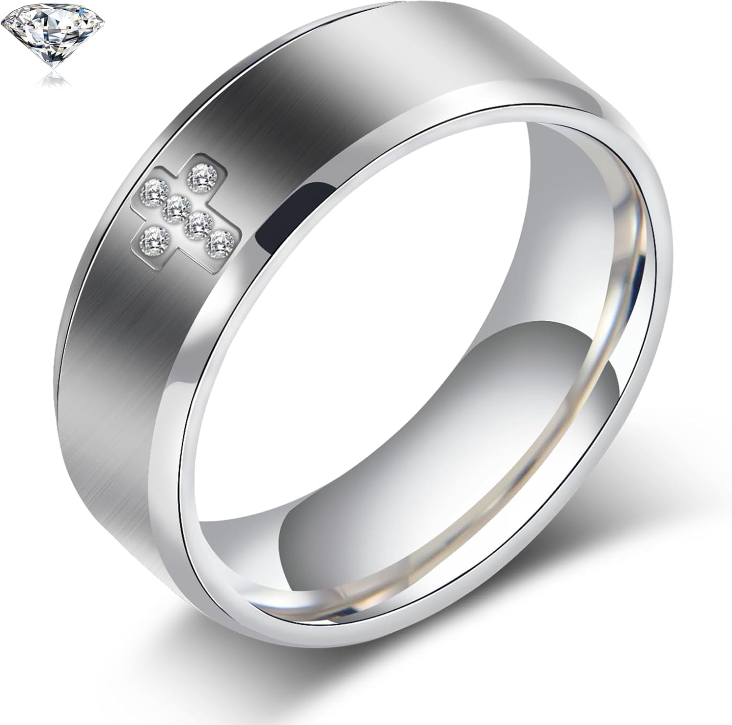 Mens-Wedding-Band-Ring-8mm-