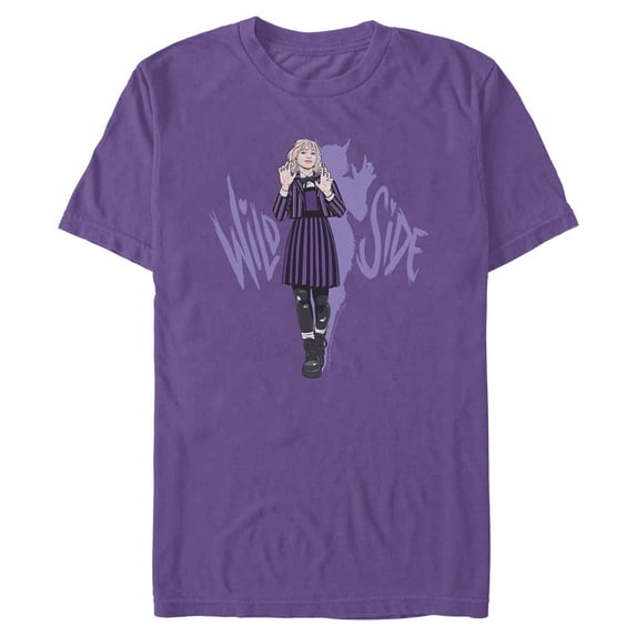 Mens Wednesday Enid Wild Side Pose T Shirt