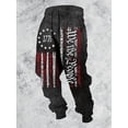 thumbnail image 1 of Mens Western Aztec Pants Vintage Drawstring Fall Sweatpants with Pocket Cool Graphic Baggy Jogger Pants Black XXL, 1 of 4