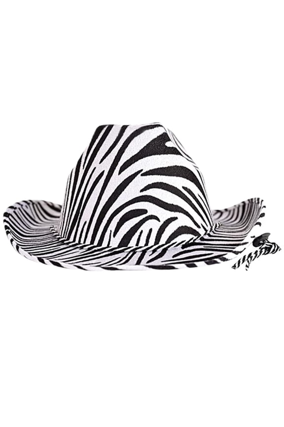 Mens Western Cowboy Hat Rave Cowgirl Hat Print Size Fit for Most Men and Women Cap Circumference 23in