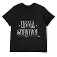 thumbnail image 1 of Mens What's A Ligma Survivor? - Funny Ligma Meme Shirt Black, 1 of 5