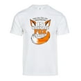 thumbnail image 1 of Mens What the Fox Says Short-Sleeve T-Shirt - White - Medium, 1 of 1