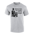 thumbnail image 1 of Mens Whiskey Bottle & Glass Double Shot Of Whiskey Humorous Funny Mens Short Sleeve T-Shirt-Sport Grey-X-Large, 1 of 1