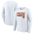 thumbnail image 1 of Syracuse Orange Men's White Dynamic Legend Long Sleeve T-Shirt, Up to Size 3XL, 1 of 1