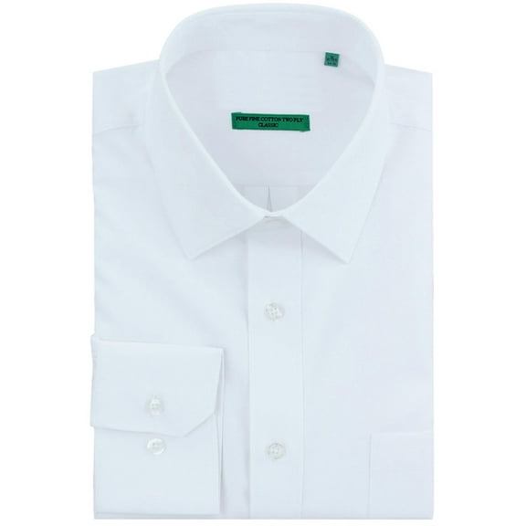 Mens White Shirt DTI DARYA TRADING BB Signature Classic Fit