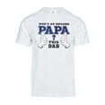 thumbnail image 1 of Mens Who's an Awesome Papa Short-Sleeve T-Shirt - White - Medium, 1 of 1