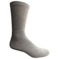 thumbnail image 1 of Mens Wholesale Cotton Crew Socks - Gray Sport Casual Socks For Men - 10-13 - 240 Pack, 1 of 4