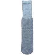 ALL TIME TRADING Mens Wholesale King Size Cotton Tube Socks - 24 Inch Gray Athletic Tube Socks - 13-16 - 12 Pack