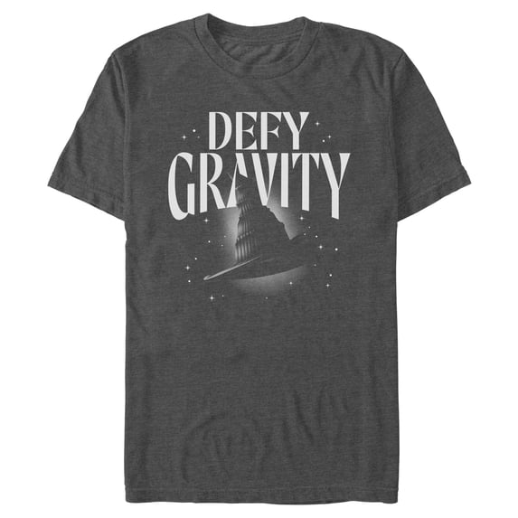 Mens Wicked Defy Gravity Witch Hat T Shirt