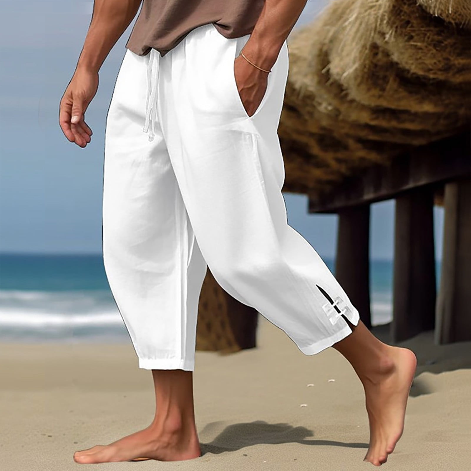 Big and tall cropped pants deals