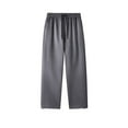 thumbnail image 1 of Mens Wide Leg Sweatpants Big and Tall Plus Size Athletic Workout Pants with Pockets Casual Drawstring Elastic Waist Solid Relaxed Trousers, 1 of 5
