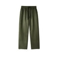 thumbnail image 1 of Mens Wide Leg Sweatpants Big and Tall Plus Size Athletic Workout Pants with Pockets Casual Drawstring Elastic Waist Solid Relaxed Trousers Clearance, 1 of 5