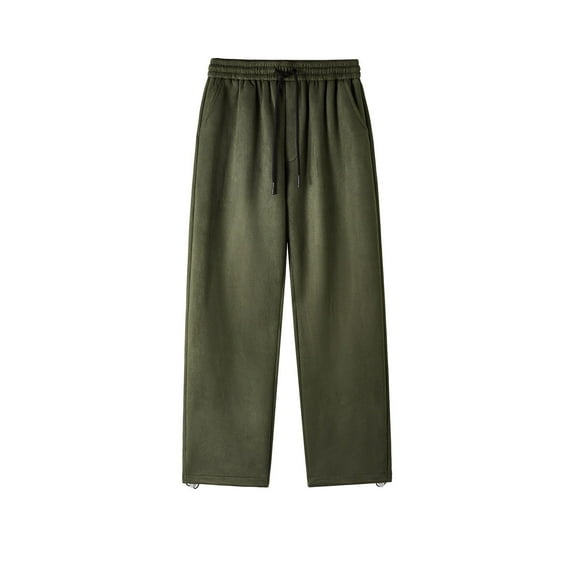 Mens Wide Leg Sweatpants Big and Tall Plus Size Athletic Workout Pants with Pockets Casual Drawstring Elastic Waist Solid Relaxed Trousers