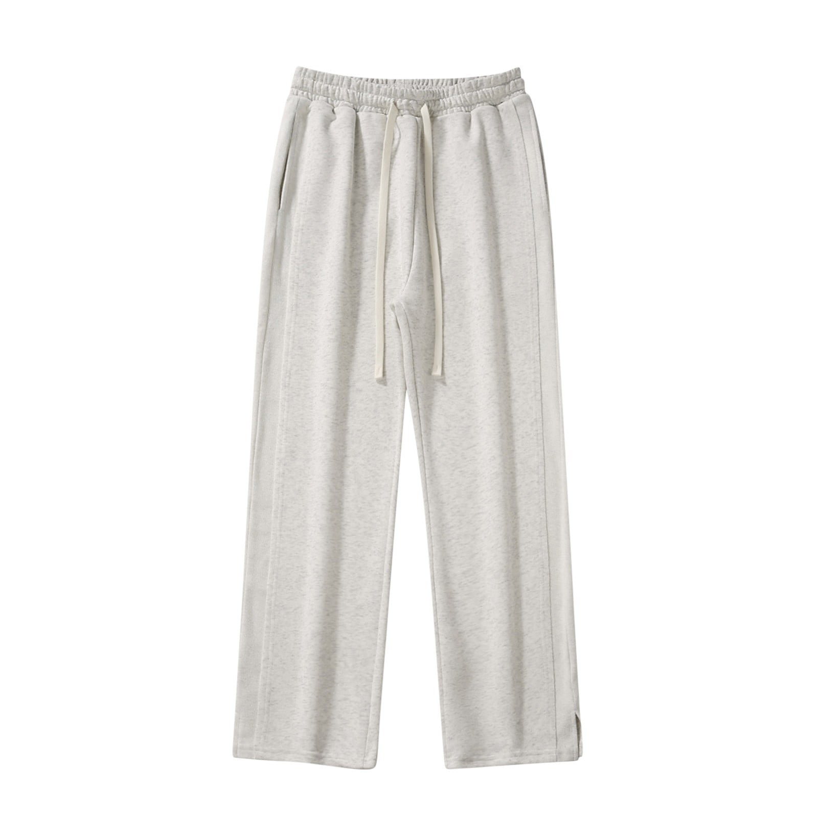 Mens Wide Leg Sweatpants Casual Elatic Waist Drawstring Baggy Jogger ...