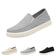 thumbnail image 1 of Mens Wide Width Slip On Shoes with Arch Support Insoles Men Lightweight Casual Loafer for Elderly & Wide Feet Plantar Fasciitis Walking Shoes, 1 of 5