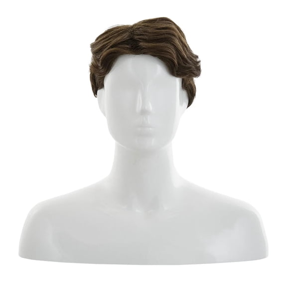 Men's Wavy Wig - Light Chestnut Brown