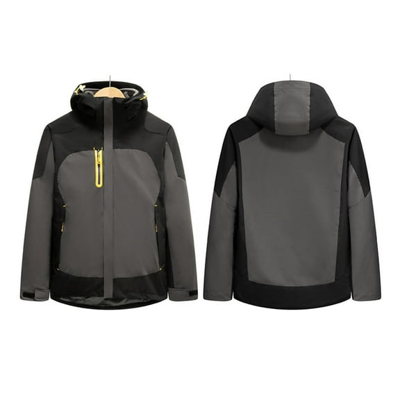 Mens Windbreaker Jackets Lightweight Unisex Casual Faddish Solid Patchwork Long Sleeves Zipper Hooded Stand Collar Outwear Sports Coat Jacket Jackets for Men, Zip Up Jackets Men jackets