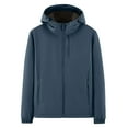 thumbnail image 1 of Mens Windbreaker Zip Front Windbreaker Jacket Spring And Charge Coat Thin Outdoor Mountaineering And Riding Windproof Work Coat Blue M, 1 of 4