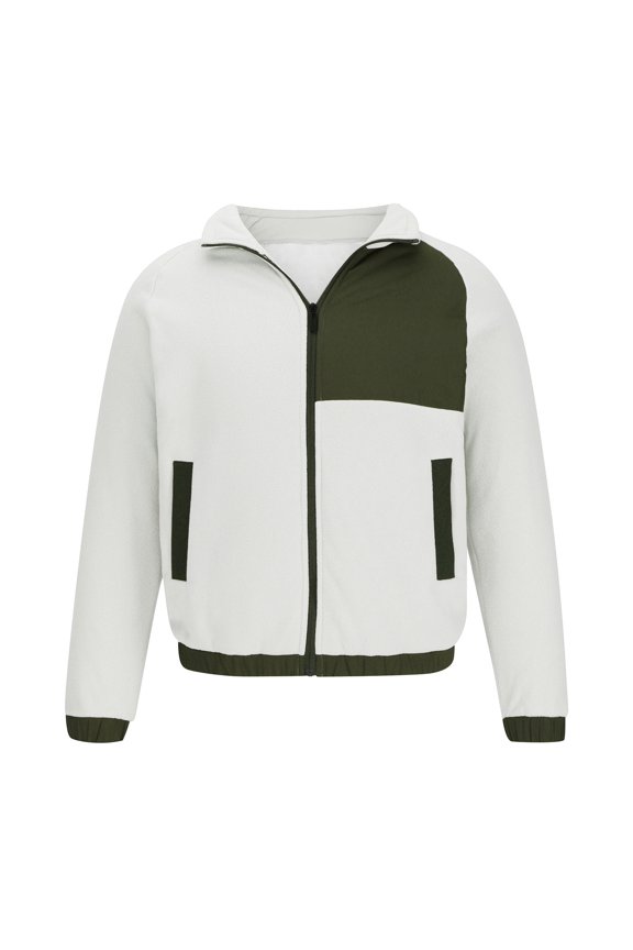 Mens Windbreaker Zip Front Windbreaker Jacket Zipper Pocket Long Sleeved Hooded Sun Protection Suit Outdoor Sprinter Jacket Coat White L