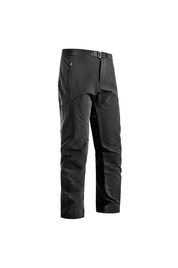 Mens Windproof Waterproof Shell Pants Outdoor Hiking Trousers Lightweight Breathable Summer Tactical Trekking Bottoms L