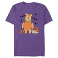 Mens Winnie the Pooh Halloween Bear Pumpkin Costume Bats T Shirt ...