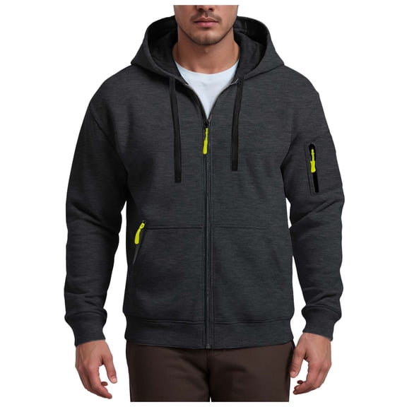 Mens Winter Coats 2Xl Contrast Stitching Hoodies for Women Sweatshirt Jackets Full Zip Up Hoodie Casual Comfy Fall Winter Clothes