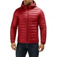 thumbnail image 1 of Mens Winter Coats Sevevn Men's Lightweight Puffer Jacket with Hood Water Resistant Windproof Insulated Jacket Quilted Lined Winter Coats, 1 of 9
