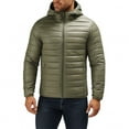thumbnail image 1 of Mens Winter Coats Sevevn Men's Lightweight Puffer Jacket with Hood Water Resistant Windproof Insulated Jacket Quilted Lined Winter Coats, 1 of 9