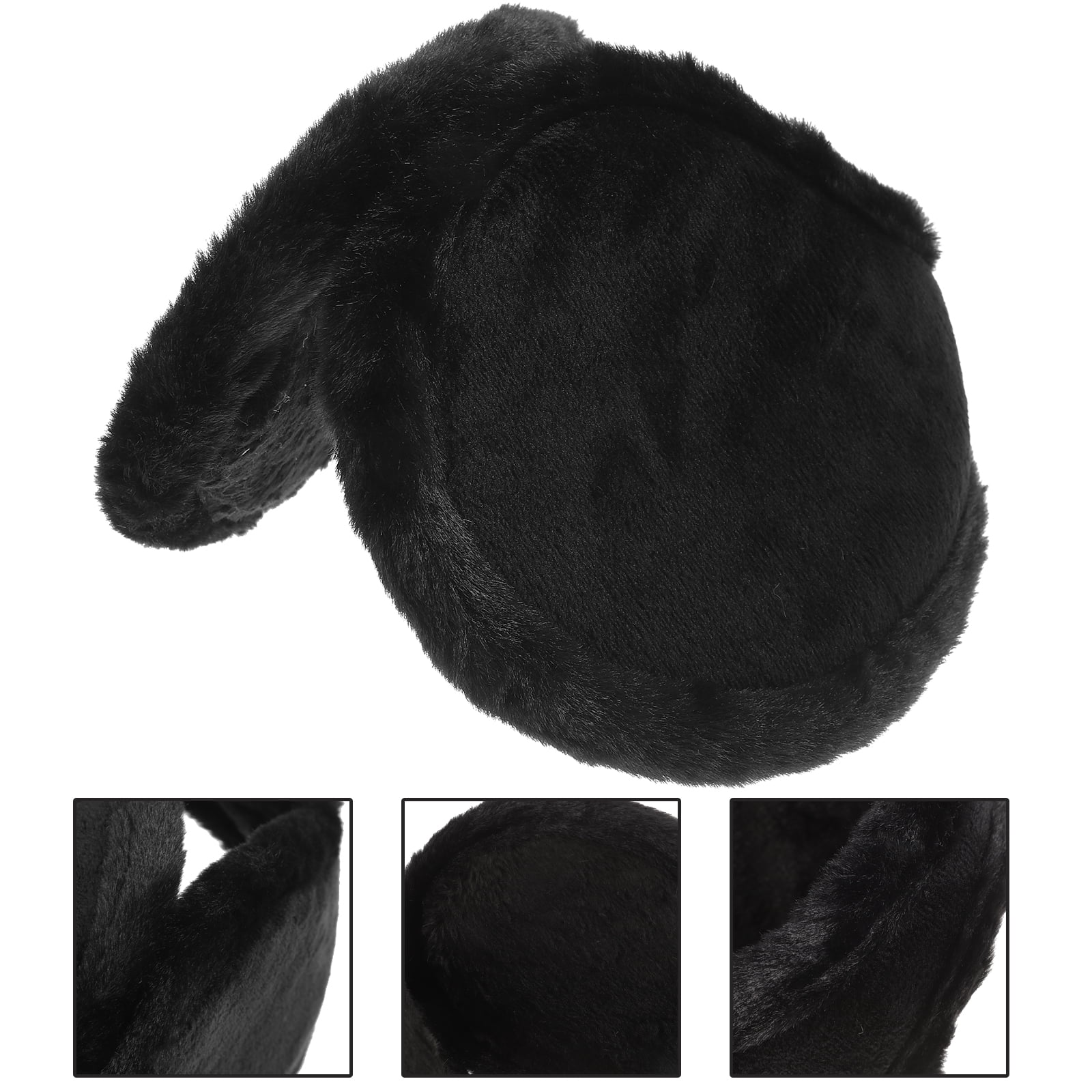 Mens Winter Ear Muffs Adjustable Cold Weather Earmuffs Fleece Warm Ear