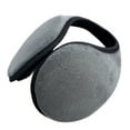 thumbnail image 1 of Mens Winter Ear Muffs Foldable Cold Weather Earmuffs Fleece Warm Ear Warmers Behind The Head Ear Muffs 08# Gray Free, 1 of 2