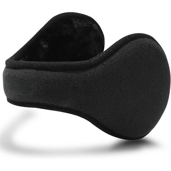 Mens Winter Ear Muffs Foldable Cold Weather Earmuffs Warm Ear Warmers Behind The Head Ear Muffs