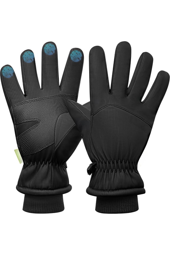 Mens Winter Gloves  Windproof for Cold Weather, Touchscreen Gloves for Driving, Running, Hiking, etc