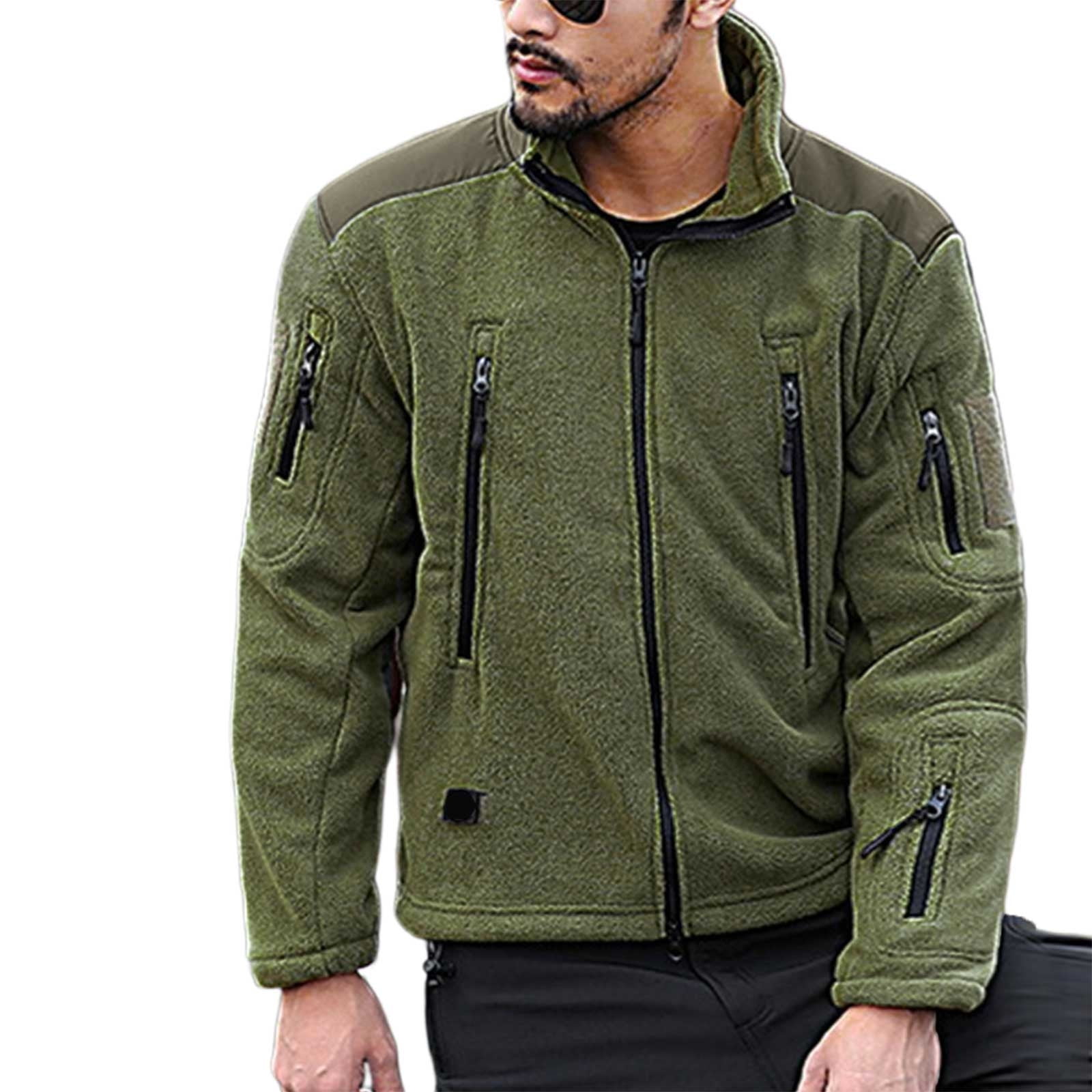Mens Winter Jackets Fall Outdoor Colorblocking Padded Standing