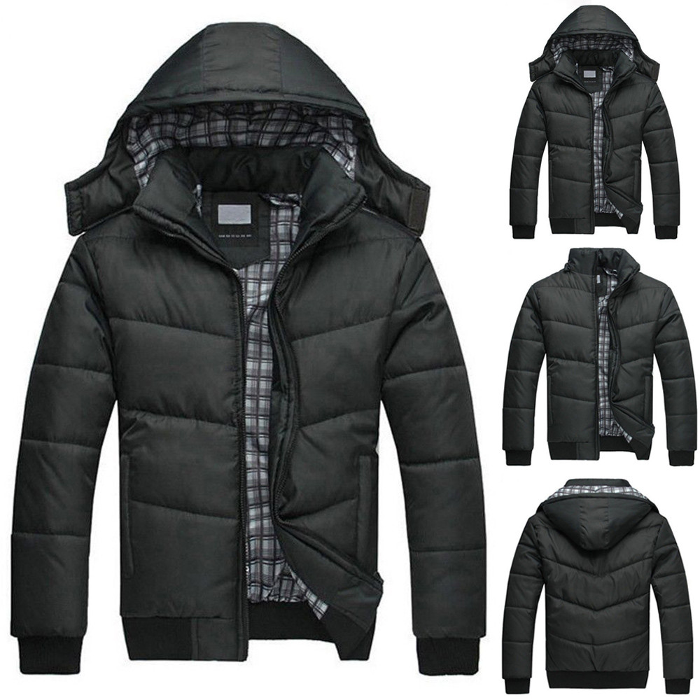 Mens Winter Jackets Puffer Coat Waterproof Jacket Warm Jackets For Men ...