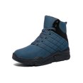 thumbnail image 1 of Mens Winter Snow Boots Fur Lined Warm Lace Up Ankle Booties Waterproof Slip-on Sneakers Lightweight High Top Outdoor Shoes, 1 of 5