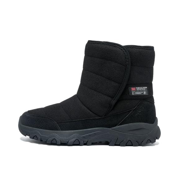 EQW Men's Winter Snow Boots, 3M Insulated Warm Fleece Lined Non‑Slip Outdoor Cold‑Weather Boots, Size 8‑13