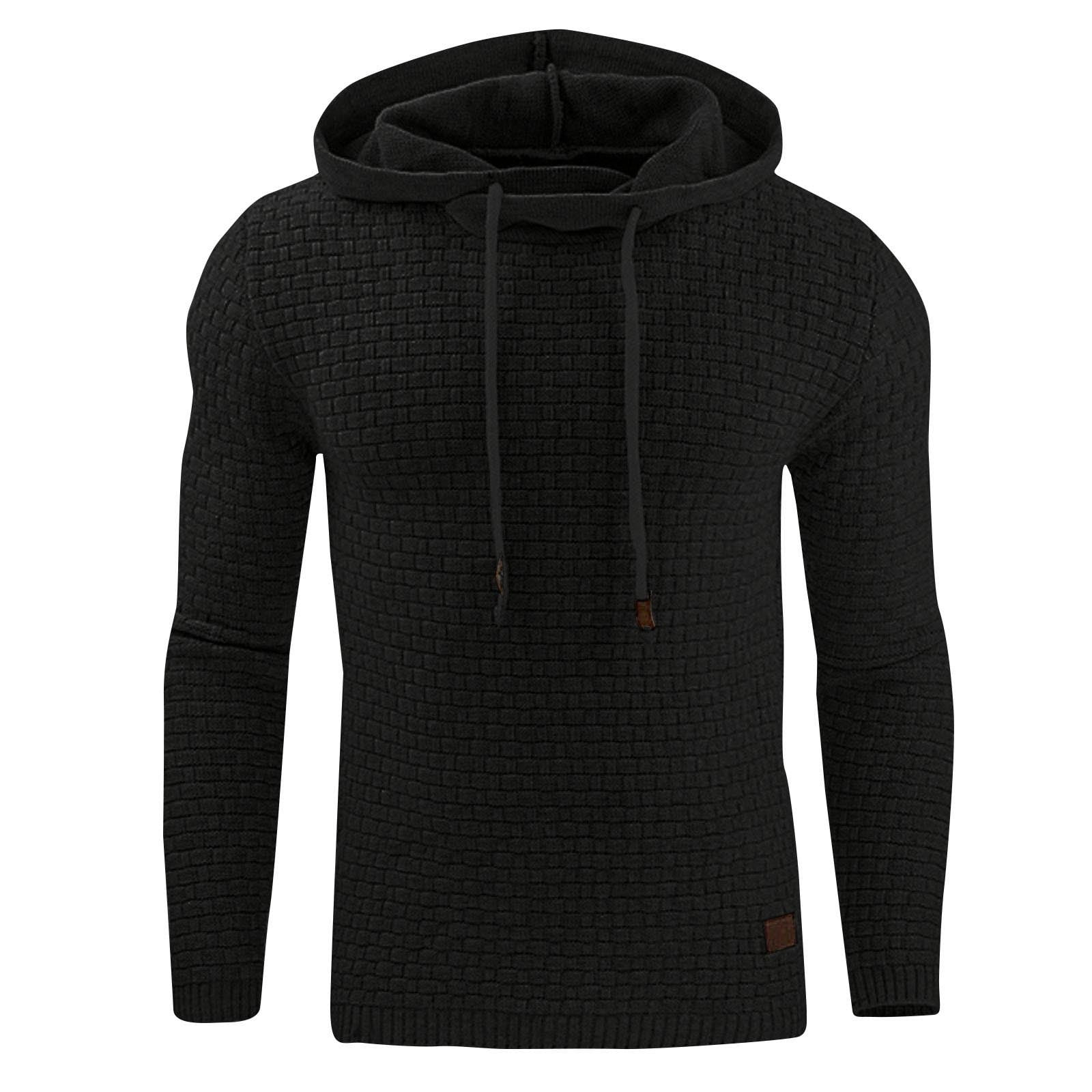 Mens Winter Sweaters Clearance, Men Sweatshirt Gym Long Sleeve
