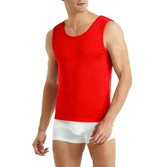 Mens Winter Thermal Tank Top Heavyweight Lined Undershirt Warm Sleeveless Shirt Cold Weather Base Layer Fit