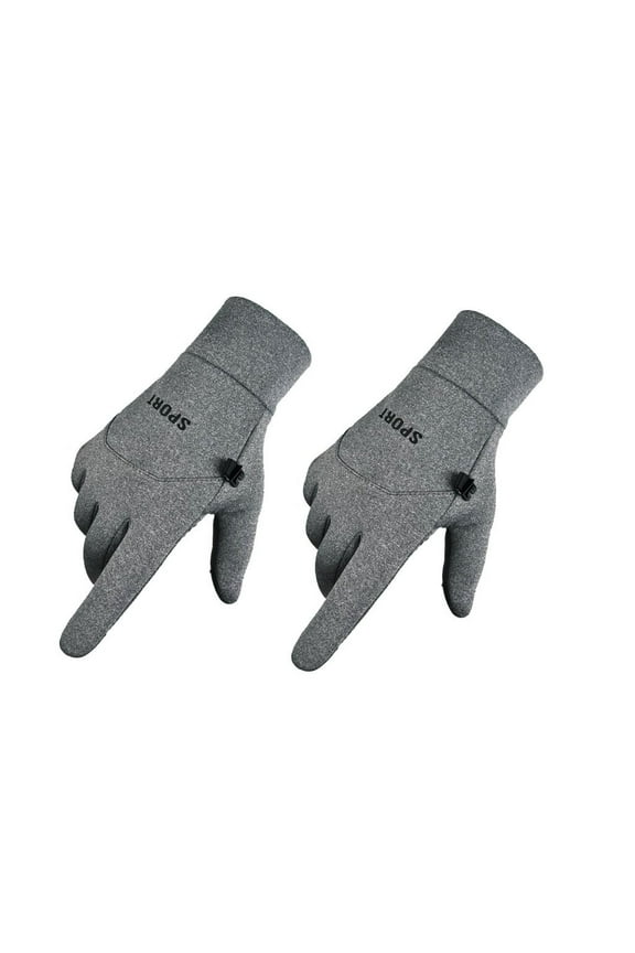 Mens Winter Warm Waterproof Touchscreen Gloves for Cycling, Hand Circumference 8.66"/22cm, Length 10.04"/25.5cm, with Waterproof Shell and Warm Polar Inside, Sensitive TouchScreen Function