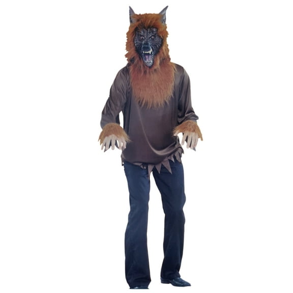 Mens Wolfman Werewolf Costume Halloween X-Large 40-42