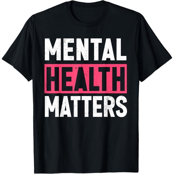 Mens Women Kids Mental Health Matters Awareness T-Shirt