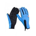 thumbnail image 1 of Mens Women Winter Warm Windproof Waterproof Anti-slip Thermal Touch Screen Gloves Zipper, 1 of 4
