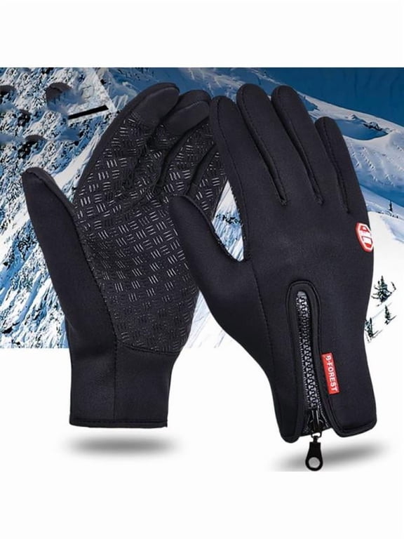 Men Women Touch Screen Windproof Outdoor Cycling Ski Thermal Warm Gloves