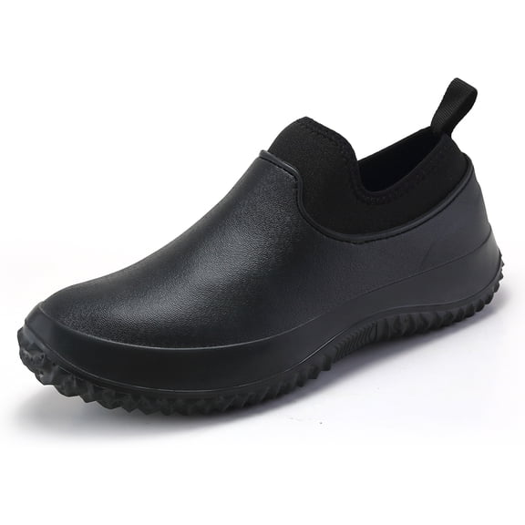 Mens Women's Waterproof Non Slip Work Clogs Oil Resistant Chef Garden Work Shoes