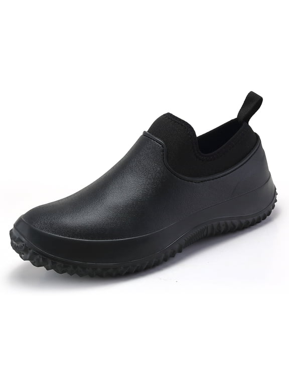 Mens Women's Waterproof Non Slip Work Clogs Oil Resistant Chef Garden Work Shoes