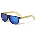 thumbnail image 1 of Mens Womens Bamboo Sunglasses Wooden Retro Vintage Wood Mirror Polarized Glasses, 1 of 4