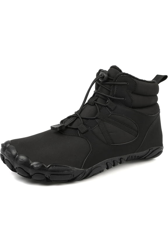 Mens Womens Barefoot Minimalist Shoes Winter Boots Zero Drop Sole Trail Running Sneakers Wide Toe Box